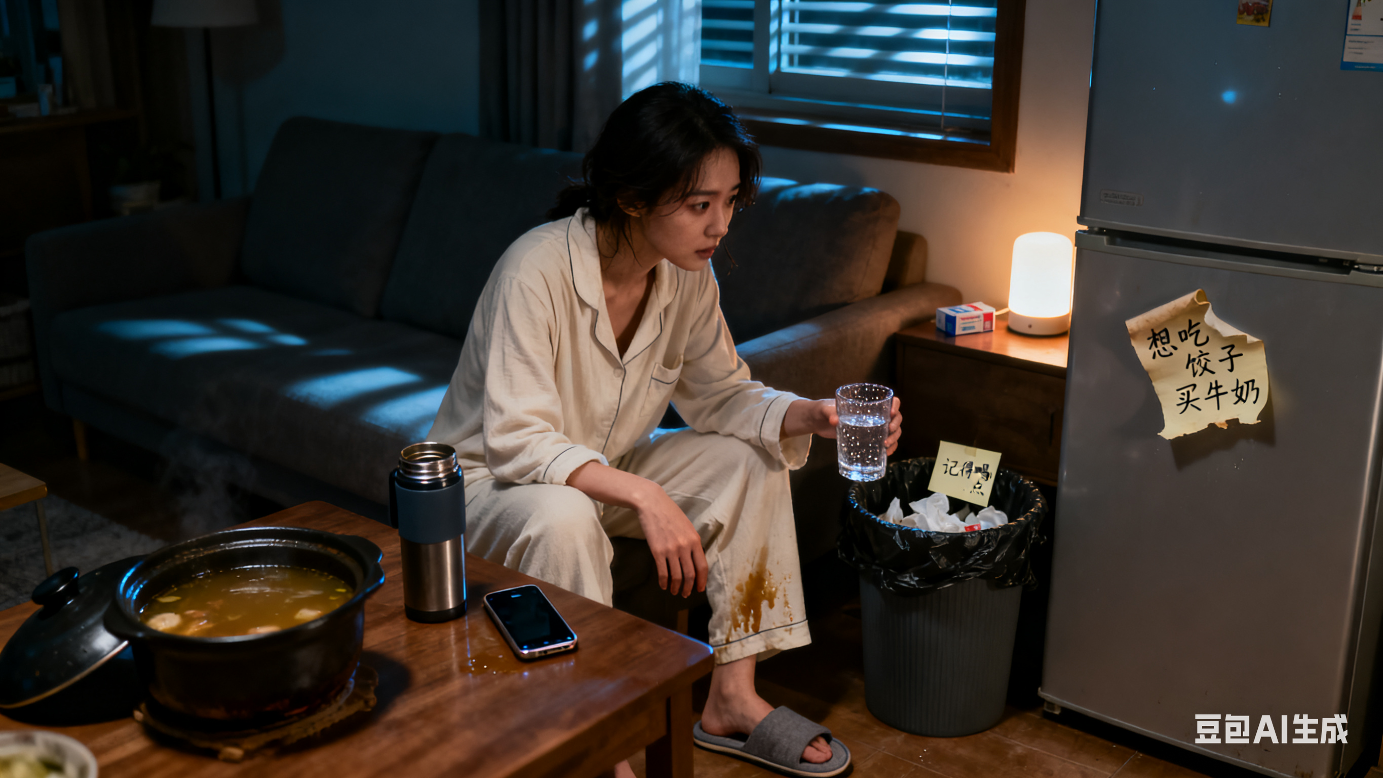 图片[3]-《她与光同行》第四章·裂痕-沙发上的铅笔