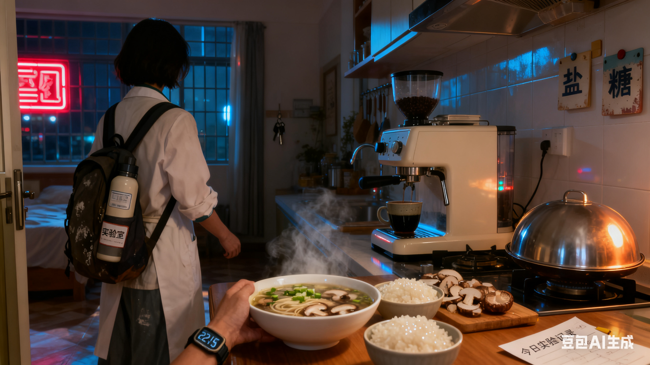 图片[4]-《她与光同行》第一章·夏天的尾声-沙发上的铅笔