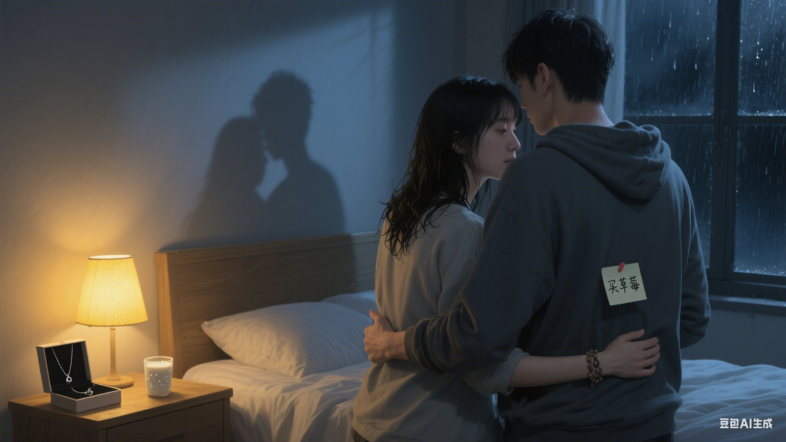 图片[3]-《她与光同行》第三章·雨天的惊喜-沙发上的铅笔