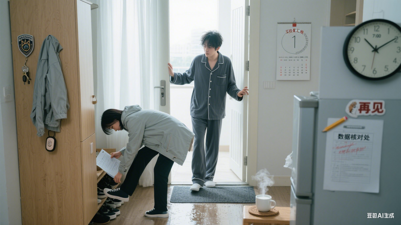 图片[4]-《她与光同行》第四章·裂痕-沙发上的铅笔